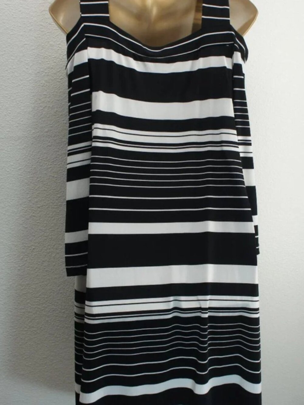 Chico's Stripe Cold Shoulder Tunic Top size 1 - Picture 4 of 4